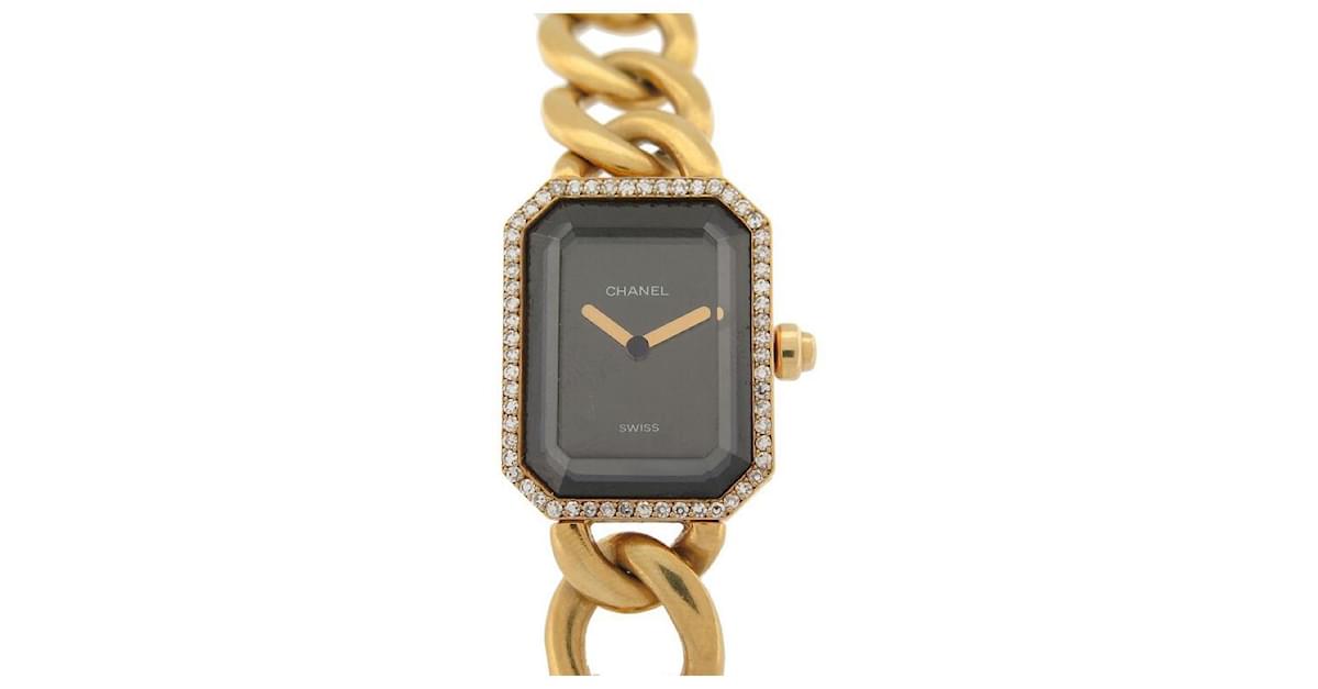 Chanel 18kt Yellow Gold Premiere Quartz Chain Watch (SHF-18899
