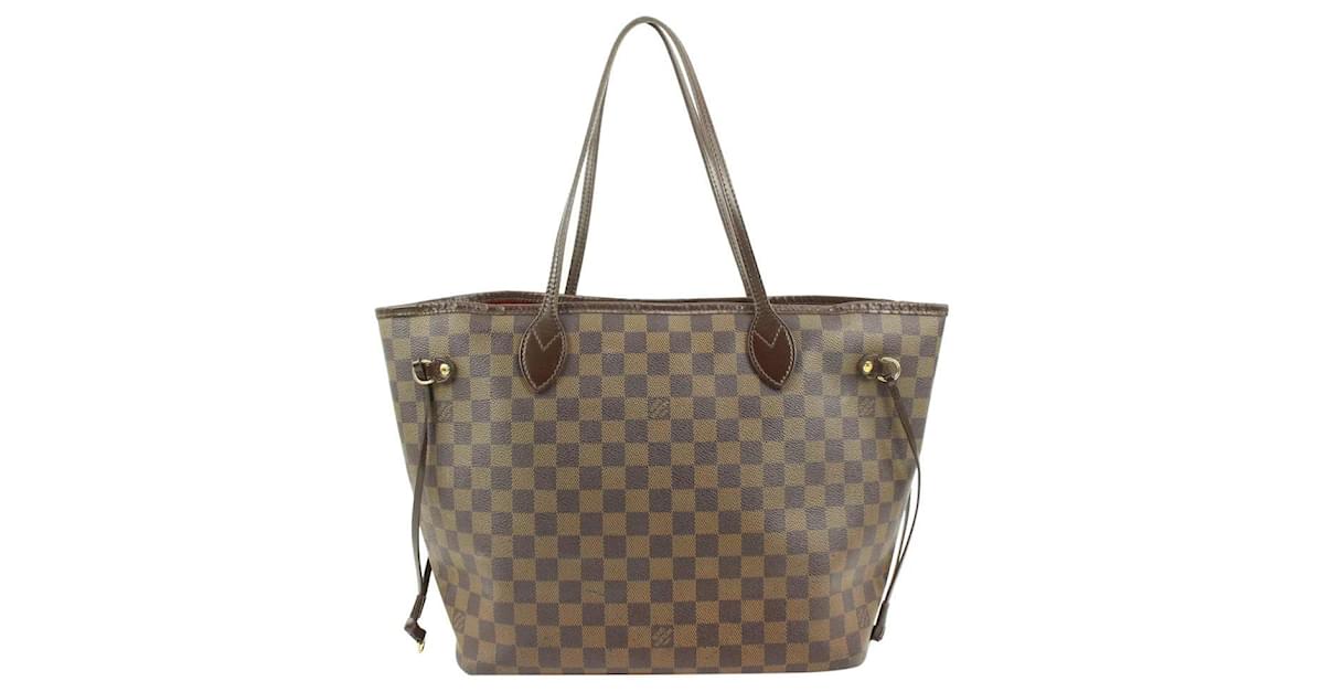 LOUIS VUITTON NEVERFULL MM Damier Ebene Tote bag No.1350