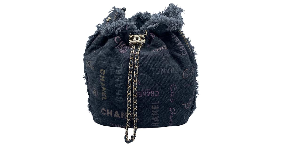 Chanel Deauville Drawstring Bucket Bag