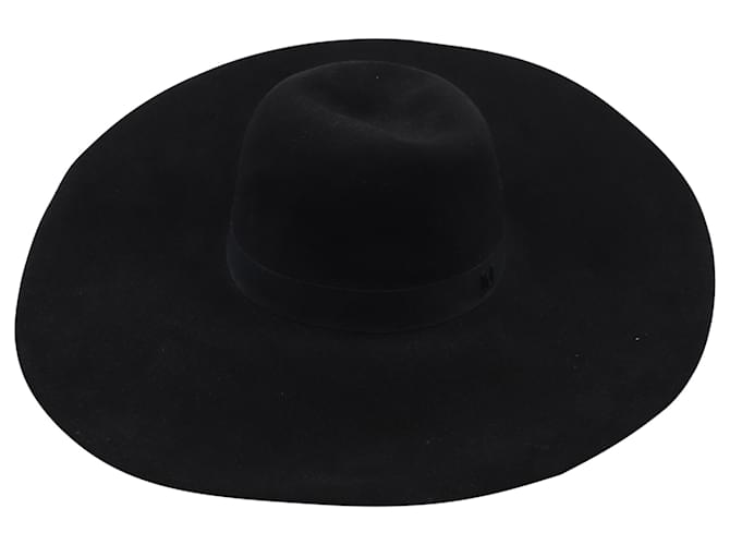 Maison Michel Fara Wide Brim Fedora Hat 