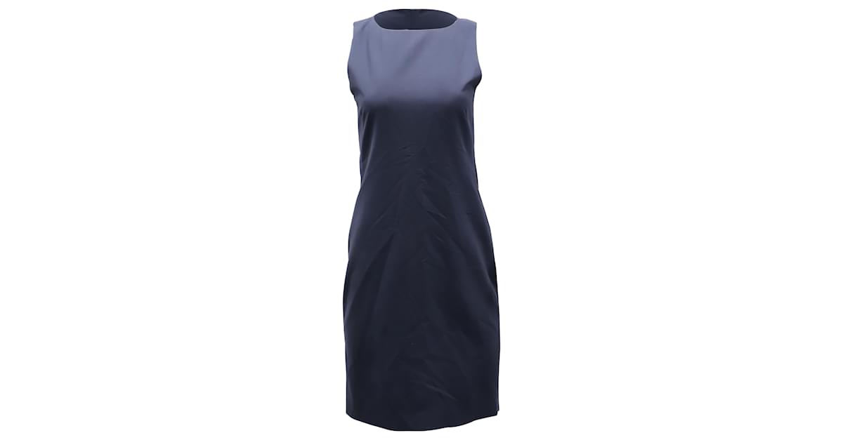 Theory Betty 2B Shift Dress in Navy Blue Wool ref.530536 - Joli Closet