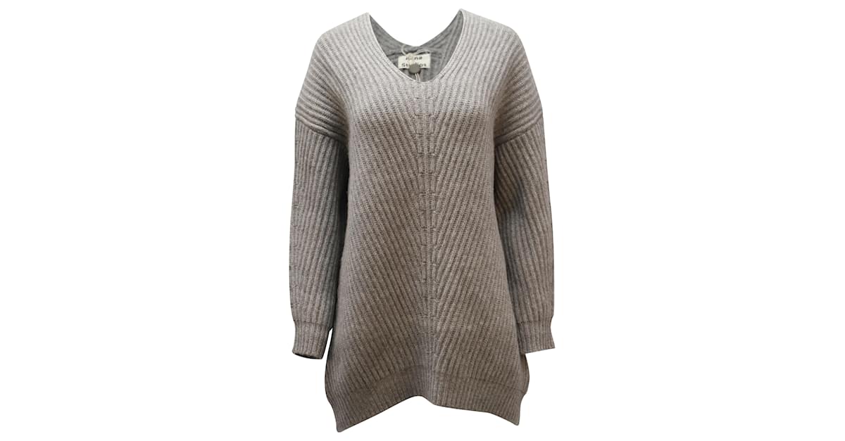 Autre Marque Acne Studios Deborah Knitted Sweater in Grey Wool ref