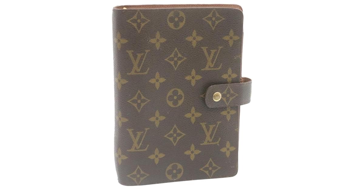 LOUIS VUITTON Monogram Agenda MM Day Planner Cover R20105 LV Auth 44007  Cloth ref.955120 - Joli Closet