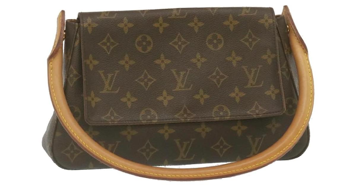 Auth LOUIS VUITTON Mini Looping M51147 Monogram Women's Shoulder Bag