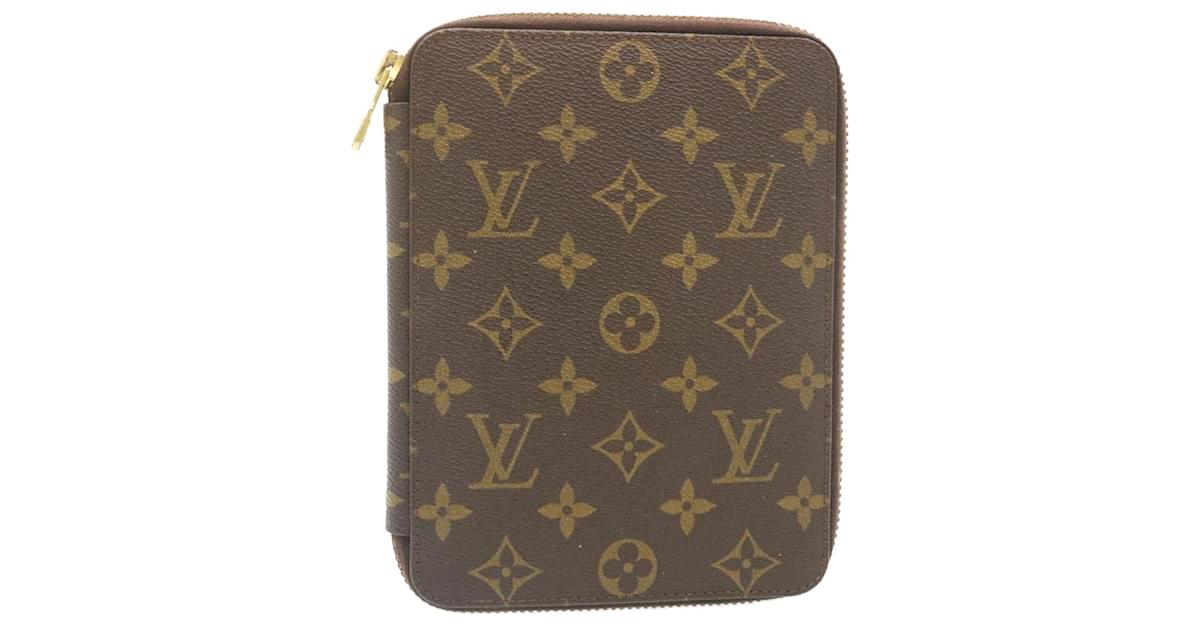 LOUIS VUITTON Porta passaporto con monogramma LV Auth nh412 Tela ref.531735  - Joli Closet