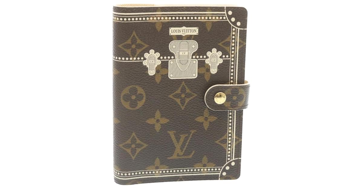 LOUIS VUITTON Monogram Malvoire Agenda PM Day Planner Cover R20965 LV Auth  tp088 Cloth ref.531883 - Joli Closet