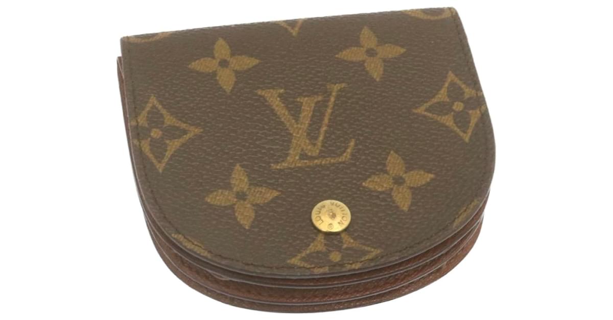 LOUIS VUITTON Monogram Porte Monnaie Guze Coin Purse M61970 LV Auth pt145  Cloth ref.478810 - Joli Closet