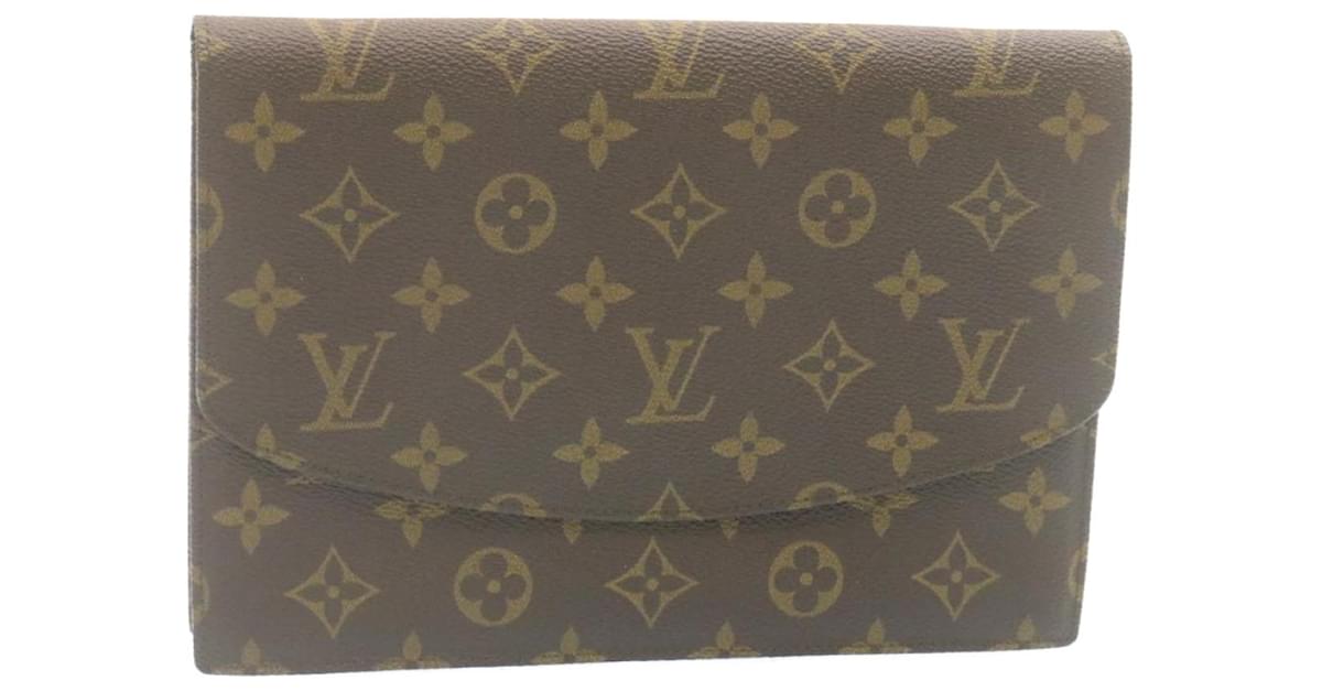 Louis Vuitton Monogram Pochette rabat 23 Clutch Bag M51931 LV Auth