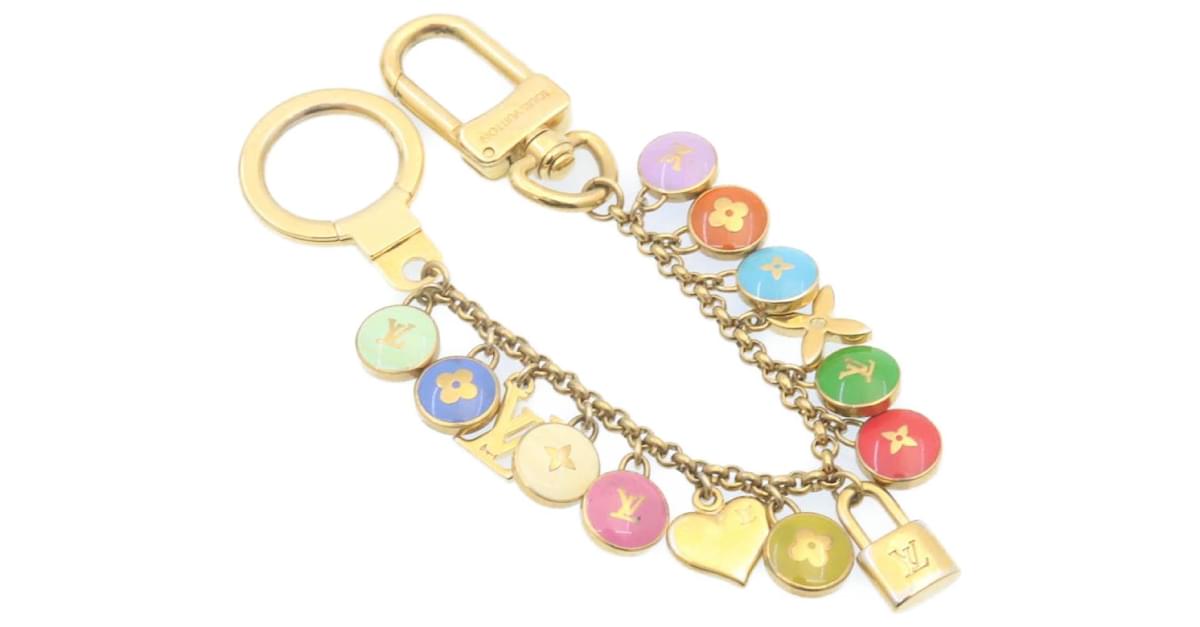 LOUIS VUITTON Porte Cles Chainne Pastilles Bag Charm Chain M65386 LV Auth  tp165 Multiple colors Golden Metal ref.532602 - Joli Closet