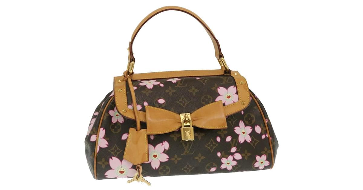 LOUIS VUITTON Monogram Cherry Blossom Sac Retro PM Hand Bag M92012 LV Auth  28268 Cloth ref.468591 - Joli Closet