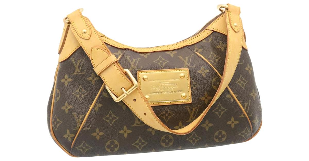 LOUIS VUITTON Monogram Thames PM Shoulder Bag M56384 LV Auth