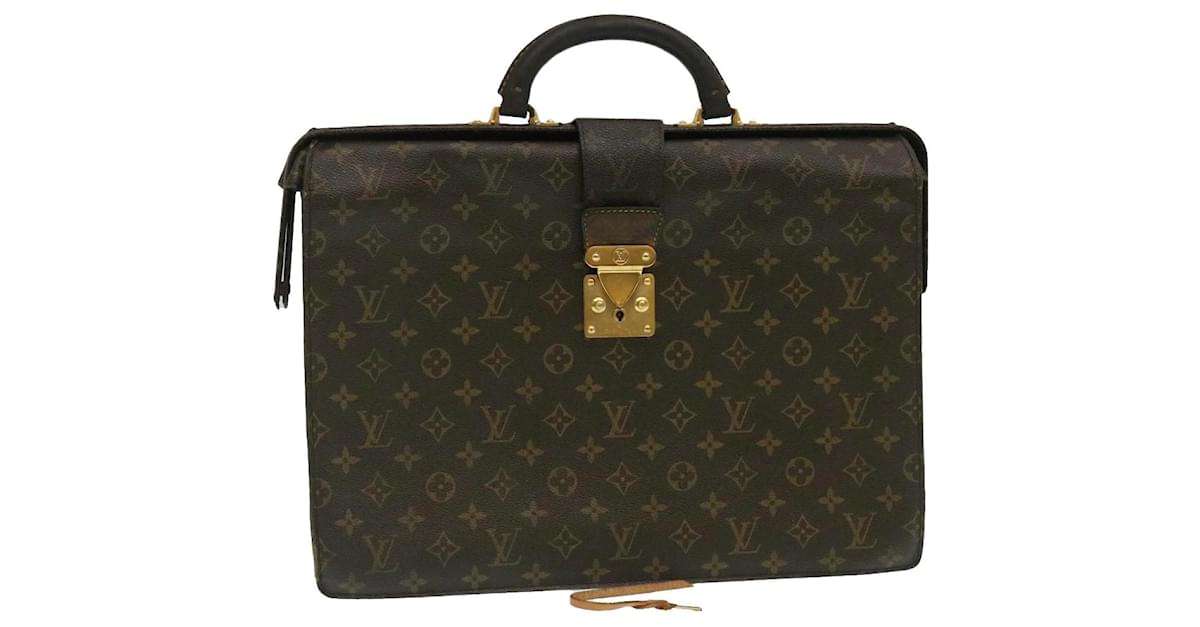 LOUIS VUITTON Old Serviette Fermoir Briefcase Hand Bag M53305
