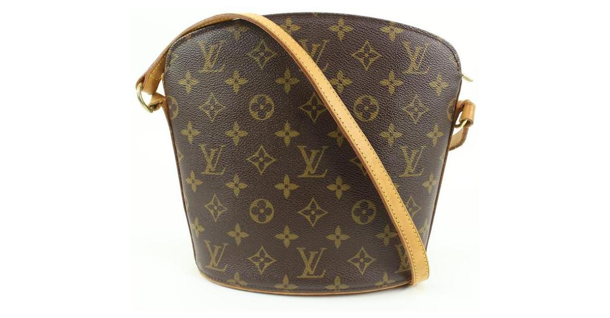 Louis Vuitton Monogram Drouot Crossbody Bag Leather ref.536164