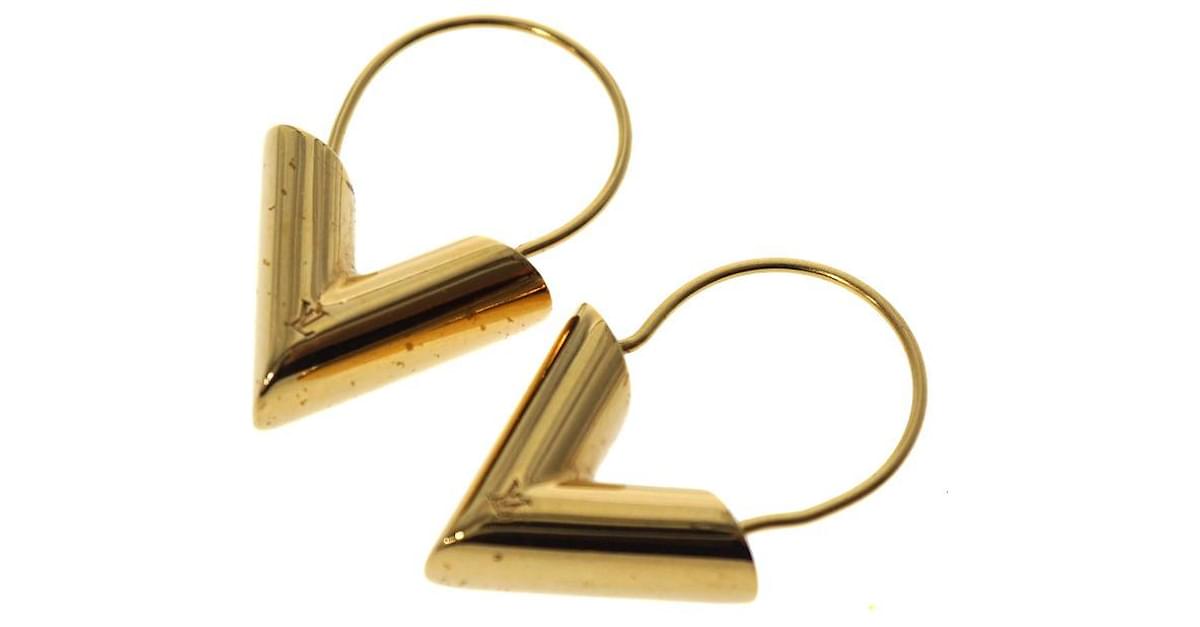 Orecchini in fiore di Louis Vuitton D'oro Metallo ref.558083 - Joli Closet