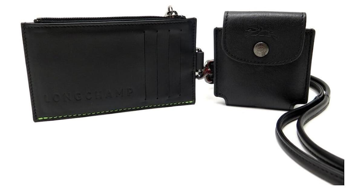 Longchamp Le Pliage Leather Key Case - ShopStyle Wallets & Card
