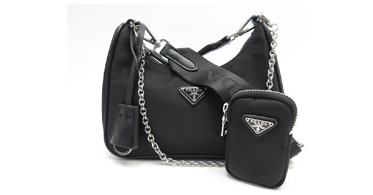 Prada Handbag Lady Handbags Multi Pochette Bag Chain Crossbody