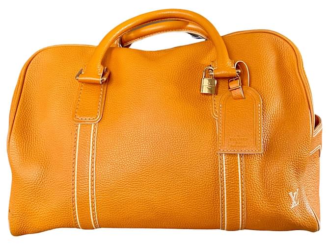 Louis Vuitton Tobago Yellow Leather ref 