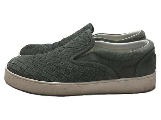 Bottega Veneta Loafers Slip ons Green Suede ref.544112