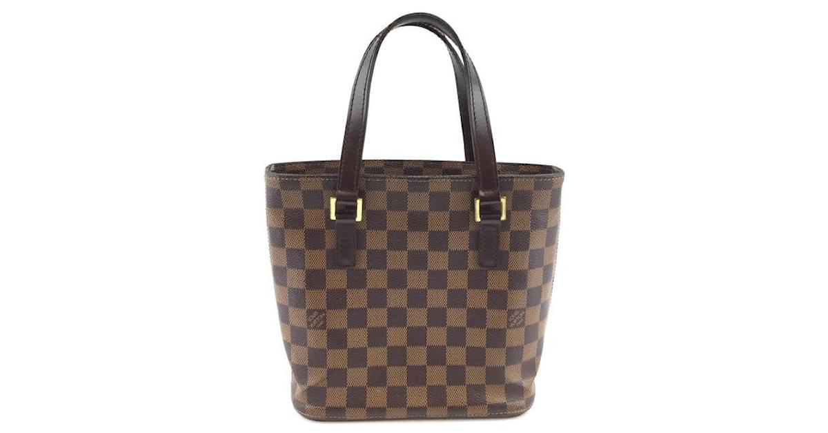 Louis Vuitton Vavin PM Damier Ébène Canvas Brown Leather ref