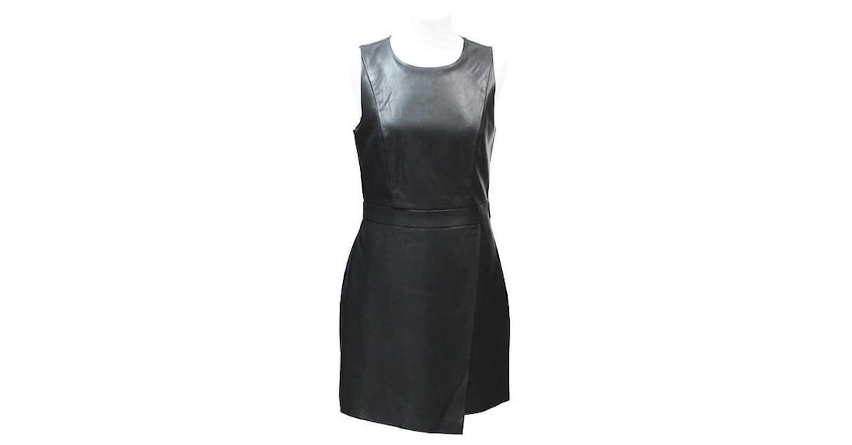 Armani Exchange Dresses Black Leatherette ref.544892 Joli Closet