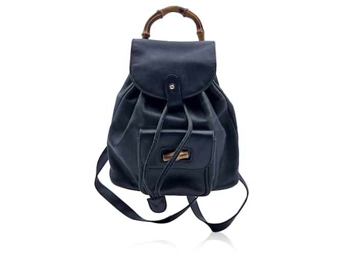 Gucci Vintage Black Leather Small 