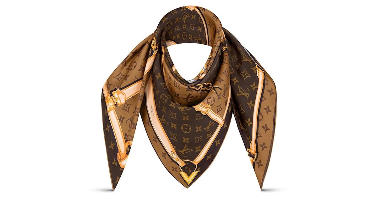 Louis Vuitton Silk Square Scarves 2022 Collection