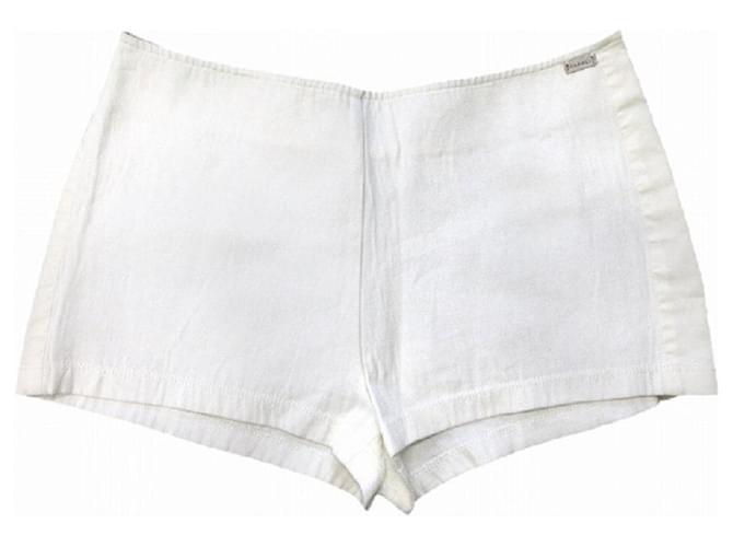 Chanel vintage CHANEL logo plate side switching shorts shorts old