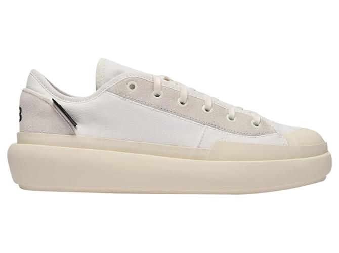 Y3 Y-3 Ajatu Court Low White Sneakers ref.547470 - Joli Closet