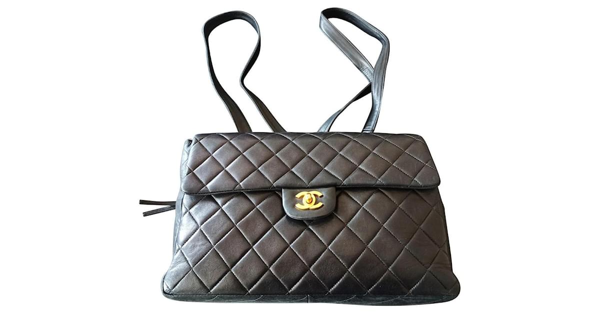 Chanel vintage quilted backpack best sale