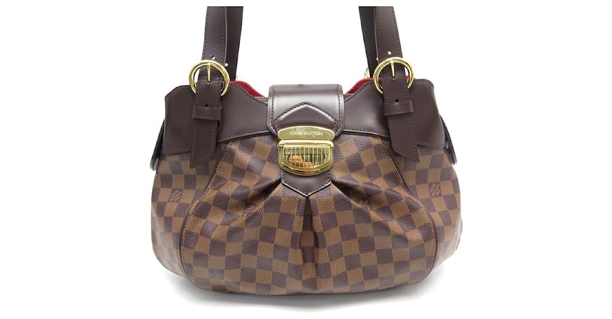 Louis Vuitton Sistina PM Damier Ebene Canvas Shoulder Bag on SALE