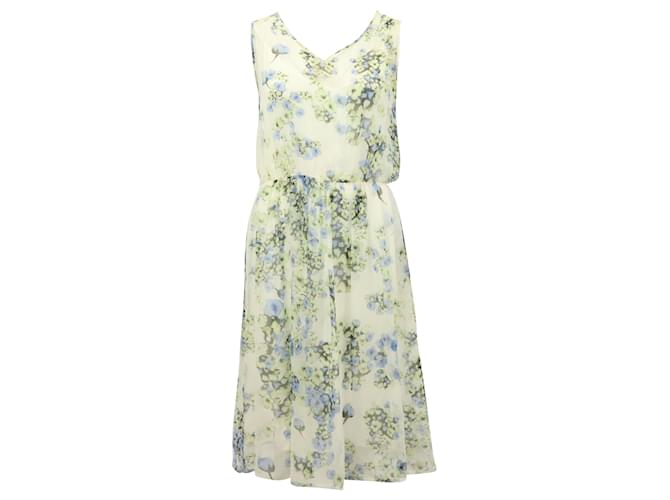Max Mara Chiffon Sleeveless Floral 