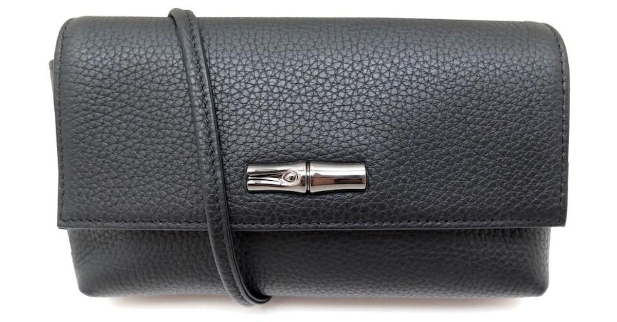 Roseau Essential Clutch XS Black - Leather (34067968001)