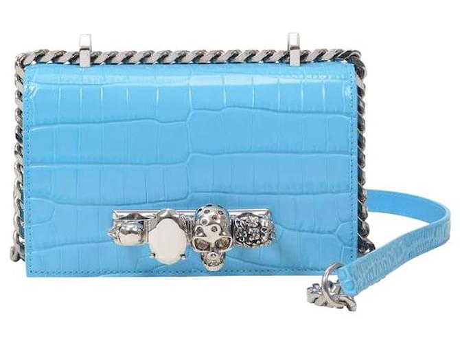 Alexander McQueen ライトブルー ショルダーバッグ Alexander Alexander McQueen ライトブルー ショルダーバッグ Alexander