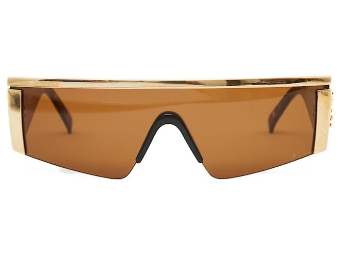 小物 Gianni Versace sunglasses logo y2k brown Gianni Versace sunglasses logo y2k brown
