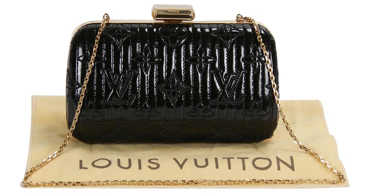 LOUIS VUITTON limited edition Black Monogram Motard Minaudiere Leather  ref.980817 - Joli Closet