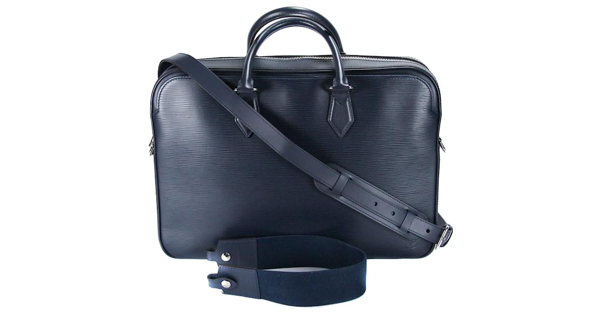 Louis Vuitton Epi Dandy MM Briefcase - Black Briefcases, Bags - LOU693972