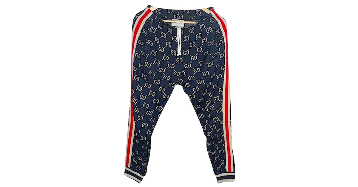 Gucci blue track pants deals