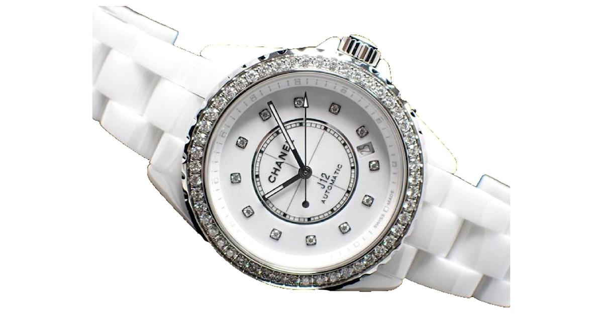 Chanel Ladies Watch J12 Diamond White for $8,900 for sale from a Trusted  Seller on Chrono24
