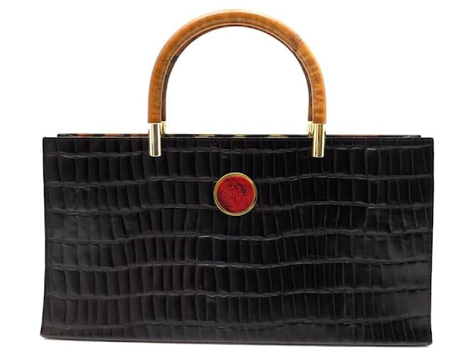 Leather Sac A Main Kenzo Vintage Kenzo Bucket Leather Handles