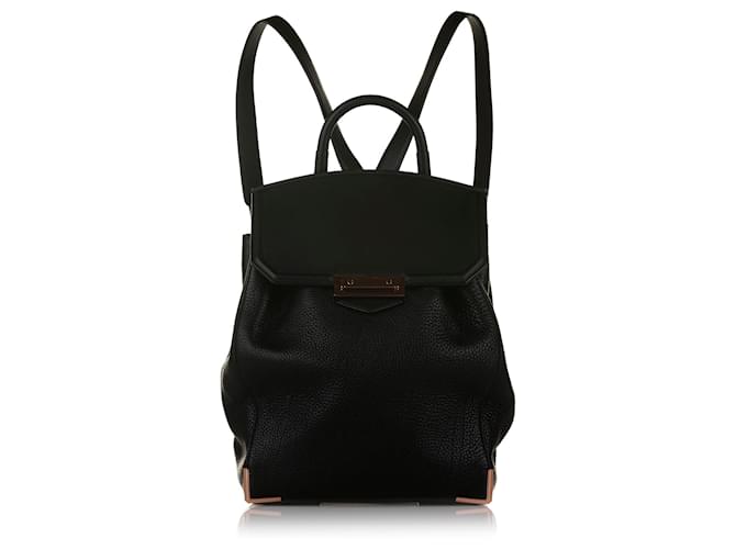 Alexander Wang Black Prisma Skeletal Leather Backpack (Sold) - Joli Closet Alexander Wang Black Prisma Skeletal Leather Backpack (Sold) - Joli Closet