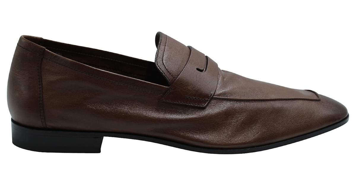 Berluti Lorenzo Loafer in Brown Leather ref.571142 - Joli Closet