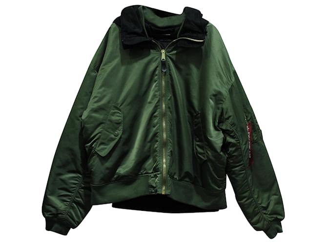 ジャケット・アウター vetements 18ss ma-1 VETEMENTS ヴェトモン 18SS ×ALPHA Reversible MA-1 オーバー