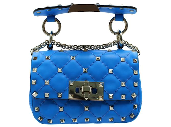 Valentino Garavani Rockstud Spike Micro Quilted Shoulder Bag
