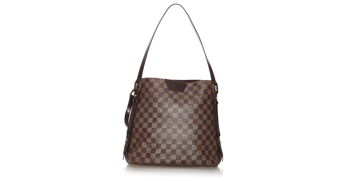 Louis Vuitton Brown Damier Ebene Canvas Rivington Cabas Shoulder Bag – On  Que Style