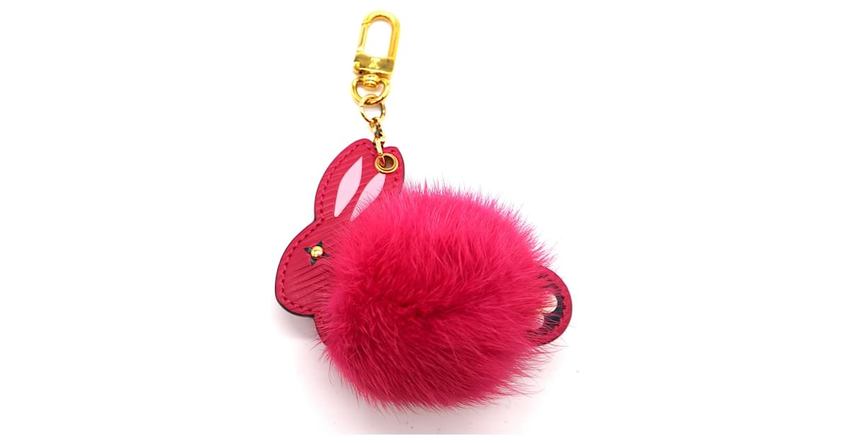 Rabbit key ring Louis Vuitton Pink in Rabbit - 30570504