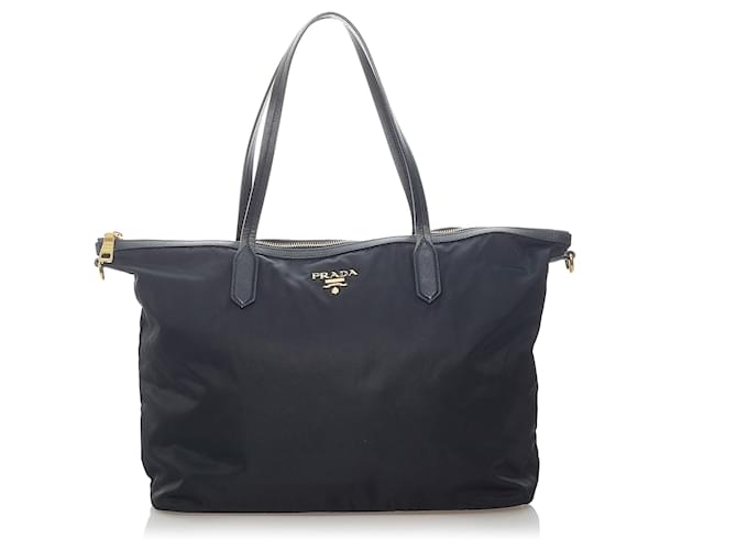 バッグ PRADA Tessuto Nylon & Leather Tote Bag 💥PRADA Tessuto nylon and leather tote bag | eBay