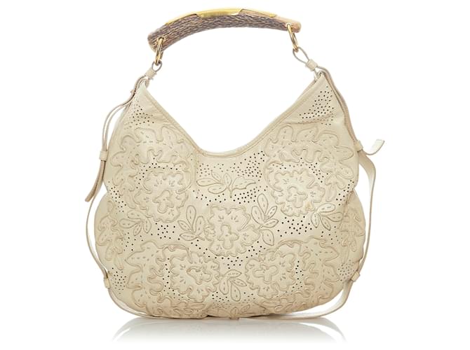 Mombasa Medium Padded Calfskin Hobo Bag - Black