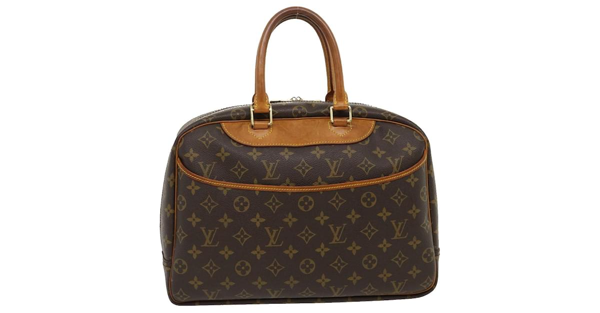 Authentic Louis Vuitton Monogram Deauville Hand Bag M47270 LV