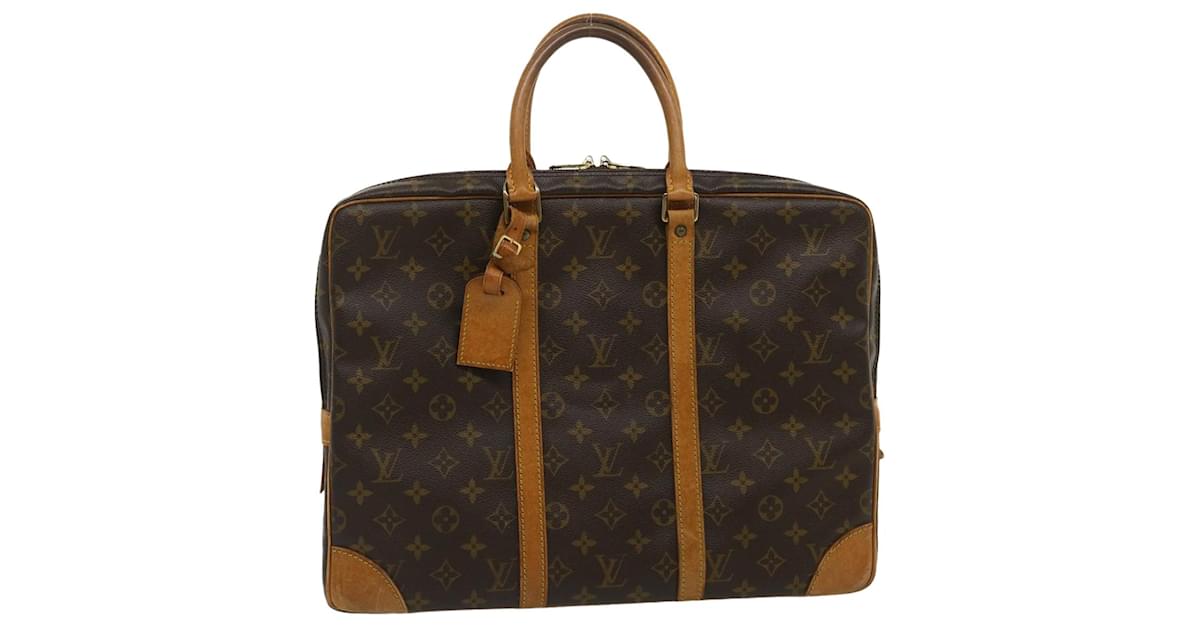 LOUIS VUITTON Monogram Porte Documents Voyage Business Bag M53361 LV Auth  am4083