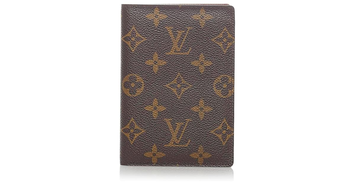 Louis Vuitton Passport Cover Monogram Canvas Brown 6443696